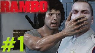 Rambo The Video Game Walkthrough Chapter 1 1982  Rambo Videogame 2014 Gameplay Part 1 [upl. by Tymes]