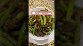 Ginisang sitaw panlasangfilipino filipinorecipe food filipinofoodstyle cooking [upl. by Lishe906]