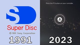 Evolution of Sony PlayStation Startups 1991  2023 [upl. by Jasun]