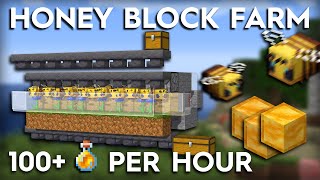 Minecraft Honey Farm Tutorial  Fully Automatic [upl. by Themis]