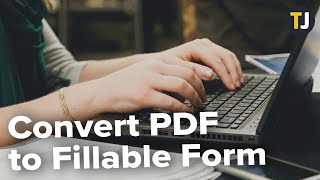 How to Convert PDF to Fillable Form [upl. by Suisyola191]