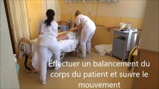 Techniques de manutention dun patient ISEI 20162017 [upl. by Horodko]