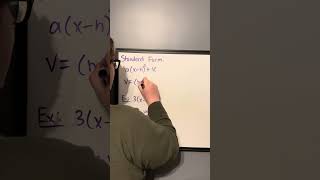 How To Find The Vertex Of A Quadratic In Standard Form [upl. by Pauletta951]