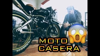 MOTO CASERA  🌟200 cc CAFE RACER parte1🔥  dany paz [upl. by Roswell]