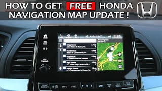 How To Get FREE HONDA MAP Update  Garmin Navigation [upl. by Nomal530]