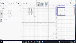 GEOGEBRA Dela tabla a la Gráfica [upl. by Meggi863]