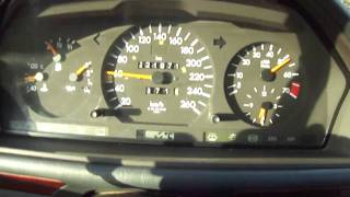 MercedesBenz E280 1994 acceleration 0100kmh [upl. by Aielam]