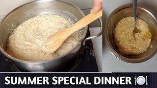 Summer special dinner Daliya how to make daliyalight dinner recipe cooking daliyarecipe [upl. by Anitsirc972]