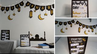 Ramadan Decoration Ideas  Ramzan Decoration  DIY Ramadan Crafts  Ramzan Crafts  Ramadan Decor [upl. by Donal]