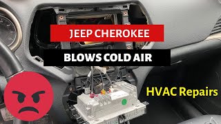 Jeep Cherokee Blowing Cold Air On Passenger Side [upl. by Marice855]