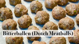 Bitterballen Dutch meatballs ‘The easy way’ [upl. by Blaze]