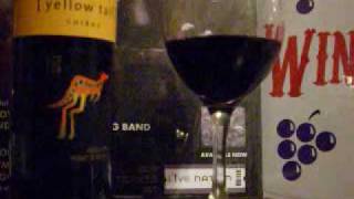 Shiraz Yellow Tail Tasting Rating Review Australian Syrah [upl. by Niklaus]