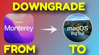 Easy Step 2022  Downgrade MacOS Monterey To BigSur  M1 Intel [upl. by Moll]