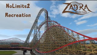 Zadra at Energylandia  NoLimits2 Recreation [upl. by Nagear]