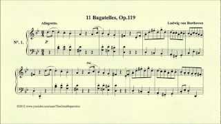 Beethoven Bagatelle Op 119 No1 [upl. by Aziram]