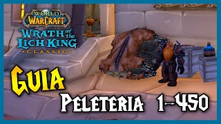 GUÍA subir PELETERIA 🧤 1  450  Profesiones  WoW WotLK Classic [upl. by Yspyg]