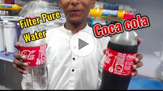 Can we filter CocaCola in RO Can Coca Cola be filtered in RO 100 Working [upl. by Cherilynn]