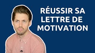 Master  Comment faire une super Lettre de Motivation [upl. by Yellehs]