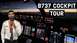 A DETAILED TOUR OF THE B737 COCKPIT [upl. by Euqinommod803]