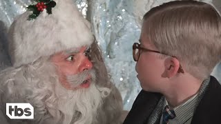 A Christmas Story Meeting Santa Clip  TBS [upl. by Hgielak590]