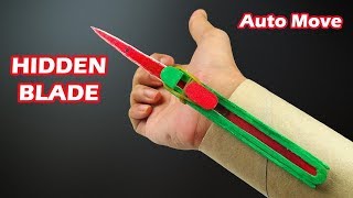 How to Make the Full Automatic Hidden Blade  Assassins Creed Hidden Blade [upl. by Alburga436]