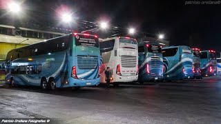 buses en el terminal sur santiago volumen 4  ETM bus norte jet sur berr tur  andesmar y mas [upl. by Lapham]