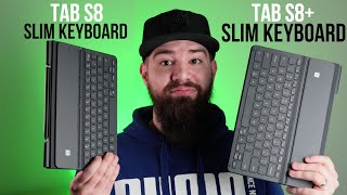 Samsung Galaxy Tab S8 and S8 Plus Slim Keyboard Review [upl. by Llerod]