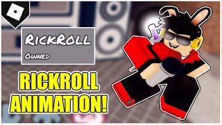 How to get the RICKROLL ANIMATION  SHOWCASE in FUNKY FRIDAY ROBLOX [upl. by Maloney49]