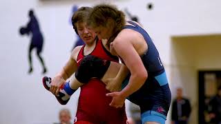 Finals highlights from the 2020 National Collegiate Womens Wrestling Championships [upl. by Nalyak]