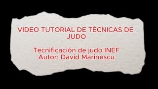 Tutorial de llaves de Judo [upl. by Annid]