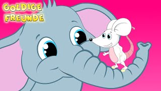 Der Elefant und Die Mouse Kinderlied auf Deutsch  Kinderlieder zum Mitsingen [upl. by Nogras]