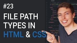 23 File Paths In HTML and CSS  Learn HTML and CSS  Full Course For Beginners [upl. by Ardnaiek]