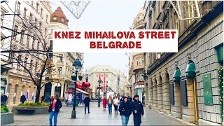 Knez Mihailova StreetBelgradeSerbia [upl. by Atival]