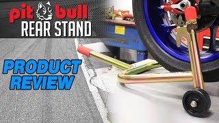 Pit Bull Rear Stand Review  Sportbiketrackgearcom [upl. by Elbertina]