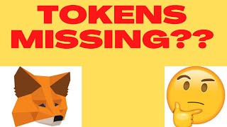 Metamask Tokens Missing SOLVED [upl. by Abih133]