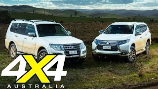 Mitsubishi Pajero vs Pajero Sport  Road test  4X4 Australia [upl. by Ernaline229]