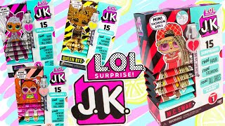 LOL Surprise JK Complete Series 1 Unboxing 4 Dolls Really Tall Shoes [upl. by Rosane]