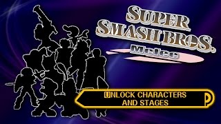 Unlock All Characters And Stages  Super Smash Bros Melee [upl. by Chery]