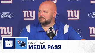 Giants vs Titans Postgame Interviews Brian Daboll Saquon Barkley Daniel Jones [upl. by Pamela]