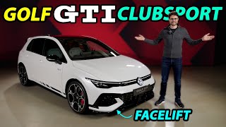 VW Golf GTI Clubsport facelift first REVIEW  almost a Golf R now [upl. by Aihsot584]