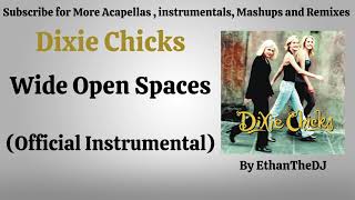 Dixie Chicks  Wide Open Spaces Official Instrumental [upl. by Laryssa]