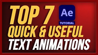 The BEST Text Animations in After Effects  Tutorial [upl. by Gabrielson]