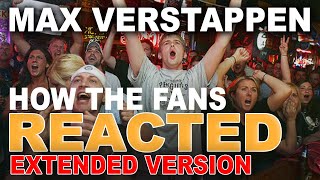 EXTENDED VERSION How worldwide Verstappen fans reacted during the GP Abu Dhabi 2021 [upl. by Annaitsirk]