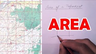 Area in a Toposheet  ICSE Geography [upl. by Aprilette]