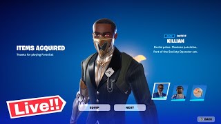 🔴 KILLIAN SKIN FORTNITE ITEM SHOP LIVE Today Fortnite Chapter 5 [upl. by Forrester]