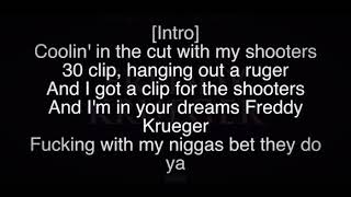 YNW Melly  Freddy Krueger ft Tee Grizzley Official Lyrics [upl. by Hankins395]