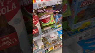 Trying GIANT frozen gummy bears food eating mukbang [upl. by Aivek789]