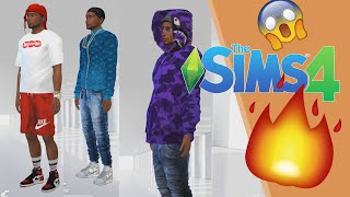 IM BACK The Sims 4 Urban Fashion CC DOWNLOAD LINK Jordans Supreme Bape [upl. by Nnylsia]