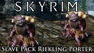 Skyrim Mod Slave Pack Riekling Porter [upl. by Maisie]