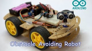 Arduino Obstacle Avoiding Robot  PartIII   Easy School Science Project [upl. by Barbarese]